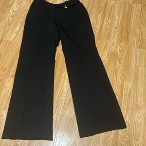 New York & Company City stretch Size 4 average 100% Polyester  Black Slacks